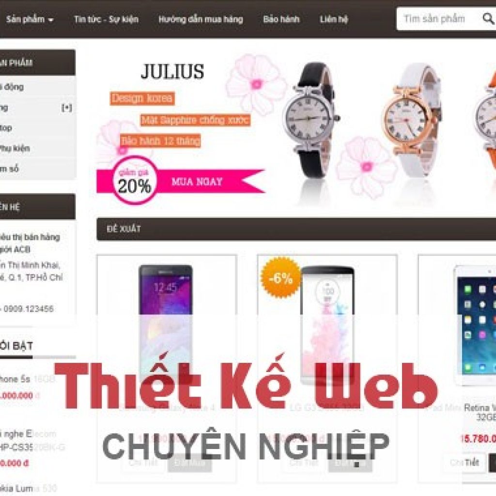 Web bán hàng miễn phí, Quảng cáo website, Công cụ quản trị, Công cụ tìm kiếm, Kinh doanh online