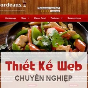 Thiết kế website nhà hàng, Website, Thiết kế chuẩn SEO, Công cụ tìm kiếm, Dịch vụ của nhà hàng