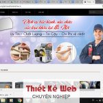 DỊCH VỤ THIẾT KẾ WEBSITE CHO TRUNGTAMSUAKHOATAINHA.VN