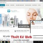 NHẬN THIẾT KẾ WEBSITE MYPHAMNUSKIN.ORG CHO CHỊ THIÊN KIM