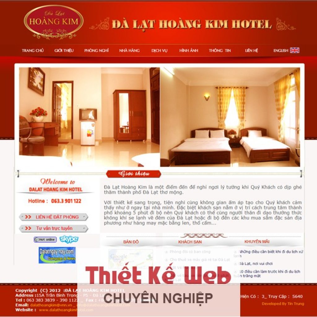 Thiết kế website nhà hàng khách sạn, Dịch vụ thiết kế website nhà hàng, Marketing online, Website nhà hàng khách sạn, Benet