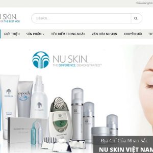 Thiết kế website bán mỹ phẩm nu skin, Công ty Benet Media, Thiết kế website bán mỹ phẩm, Thiết kế website