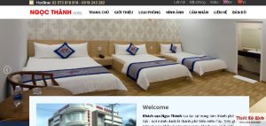 Thiết kế website khách sạn, Công ty Benet, Website giá rẻ, Dịch vụ thiết kế website chuẩn SEO, Website khách sạn
