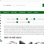 THIẾT KẾ WEBSITE MỰC IN VINAMAX CHO CÔNG TY NAM KHANG