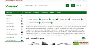 Thiết kế website mực in Vinamax, Thiết kế website mực in, Công ty Benet, Thiết kế website chuẩn SEO, Thương mại dịch vụ Benet