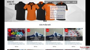 Thiết kế website bán hàng áo thun nam nữ, Thiết kế website bán hàng, Công ty Benet, Website bán hàng online, Kinh doanh online