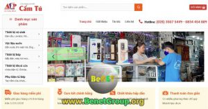 Công ty Benet thiết kế và chăm sóc website, Website cho doanh nghiệp, Nội thất Cẩm Tú, Công ty Benet, Thiết kế website với giao diện đơn giản, Thiết kế website cho nội thất Cẩm Tú
